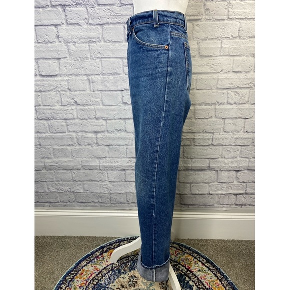 Vintage 1994 Levi’s Orange Tab 505s Regular Fit Straight Leg Medium Wash Jeans - Picture 3 of 15